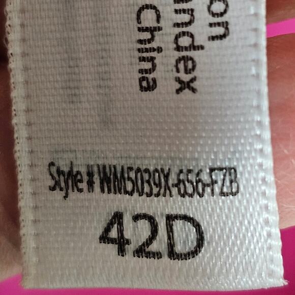 Sensual Inc. Magenta Pink Lace Bra Plus Size 42D *Missing One Underwire - Picture 5 of 6